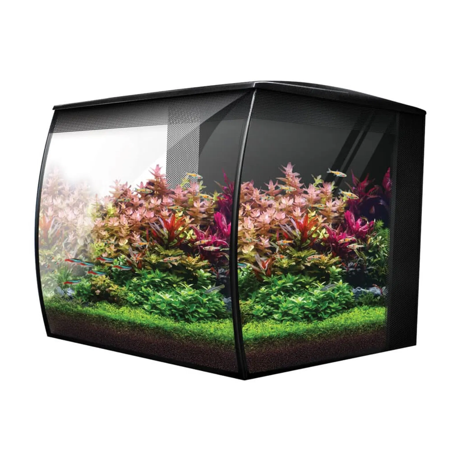Fluval Flex akvarium 2.0 57 Liter Sort
